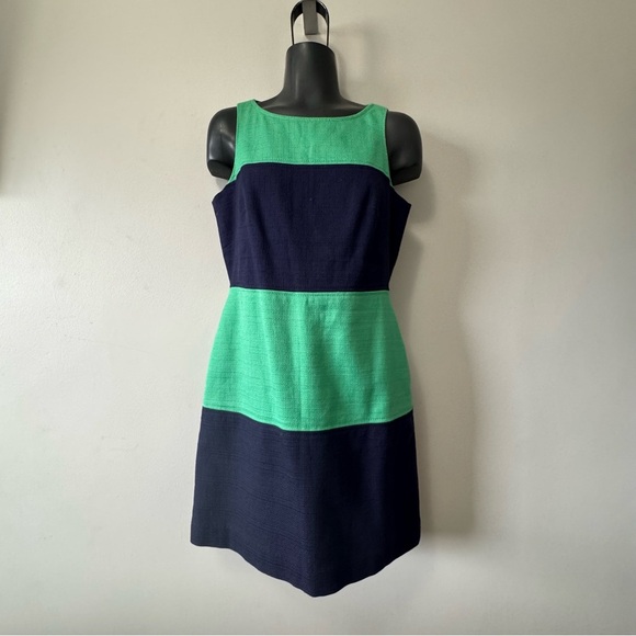 Banana Republic Dresses & Skirts - Banana Republic Green and Blue Sheath Mini Dress